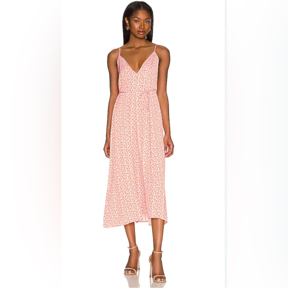 RESA Orange Pink Halter Sundress